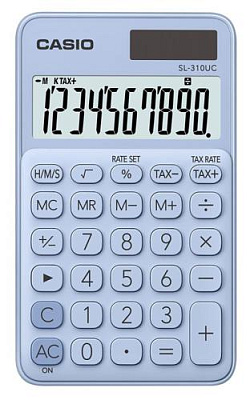 Калькулятор карманный CASIO SL-310UC-LB-W-EC (SL-310UC-LB-W-EC)