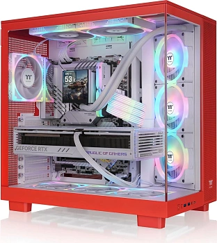 Компьютерный корпус Thermaltake View 380 XL TG ARGB - Flaming Orange (CA-11E-00MRWN-00)