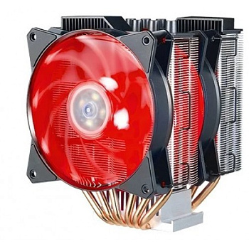 Вентилятор для CPU CoolerMaster MasterAir MA620P Intel&AMD RGB 4-pin(PWM) 600-1800RPM 31dBA(Max) LGA1151/1150/1155/2066/2011-v3/2011/AM4/AM3+/FM2+ MAP-D6PN-218PC-R1 (MAP-D6PN-218PC-R1)