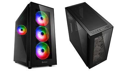 Корпус ПК без БП Sharkoon TG5 PRO RGB 