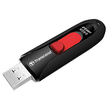 USB флеш-накопитель Transcend TS64GJF590K, USB Flash Drive 64GB "590" (черный) (TS64GJF590K)