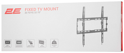 Кронштейн для ТВ 2E Feyig, 32"-70", до 45 кг (2E2GEN3270FIX)