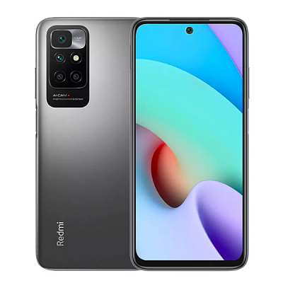 Смартфон Xiaomi Redmi 10 2022, 4/128GB, Carbon Gray (21121119SG/760860)