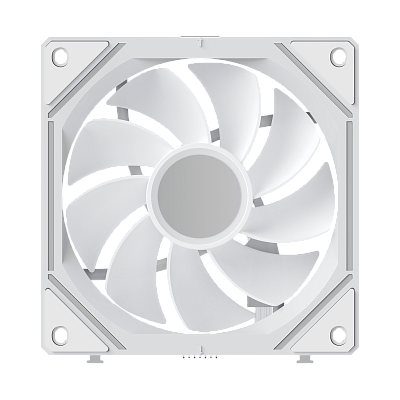 Вентилятор для корпуса Ocypus Gamma F12 UNI WH ARGB REVERSE BLADE 3-IN-1, Белый (Gamma-F12-WH3AM01U-GL)