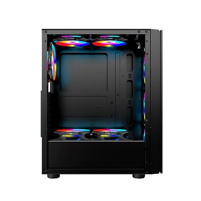 Компьютерный корпус 1STPLAYER BLACK.SIR B7-BK без Б/П (B7-BK-4M3C4)