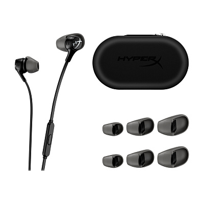 Наушники с микрофоном HyperX Cloud Earbuds II Black (705L8AA)