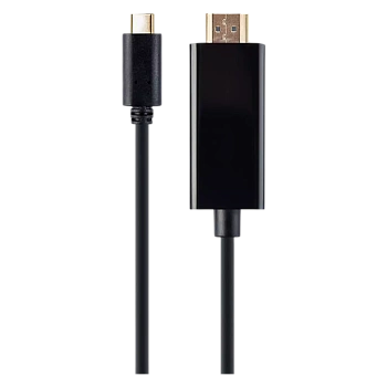 Переходник Cablexpert USB-C to HDMI-male adapter, 4K 60Hz, 2 m, black (A-CM-HDMIM-02)