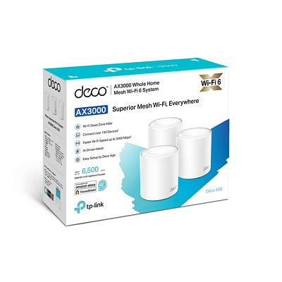 Беспроводная MESH-система Wi-Fi TP-Link Deco X50(3-pack) (Deco X50(3-pack))