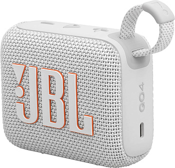 Беспроводная колонка JBL GO 4, White (JBLGO4WHT)