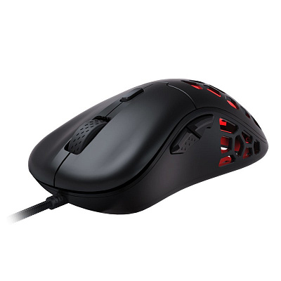 Мышь игровая AOC GM510B 6 кн. 16000 dpi, USB2.0 кабель 1.8 м Черный GM510B (GM510B)