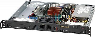 Сервер SuperMicro CSE-512F-350B/A2SDi-4C-HLN4F ()