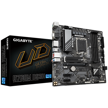Материнская плата Gigabyte B760M DS3H, iB760,1700,mATX (B760M DS3H (REV1.0)) Материнская плата Gigabyte B760M DS3H, iB760,1700,mATX (B760M DS3H (REV1.0))