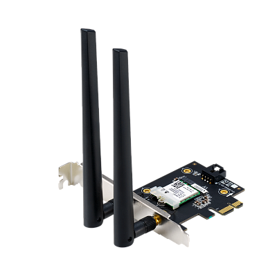 Сетевая карта ASUS Wireless PCE-AXE5400 PCI-E (90IG07I0-ME0B10)