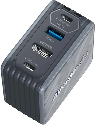 Карта видеозахвата Зарядный блок + передача данных  AverMedia Core GO, Charging 100W, black GC313 (40AAGC313AWN)