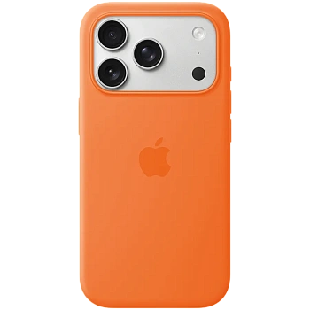 Чехол iPhone 17 Pro Silicone Case with MagSafe - Orange,Model A3559 (MGFE4ZM/A)