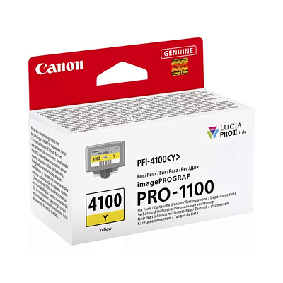 Чернильный картридж Canon PFI-4100 Yellow (6780C001AA)