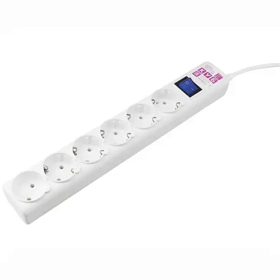  Сетевой фильтр Power Cube Куб, 3м, Белый (SPG(5+1)-16B-3M)