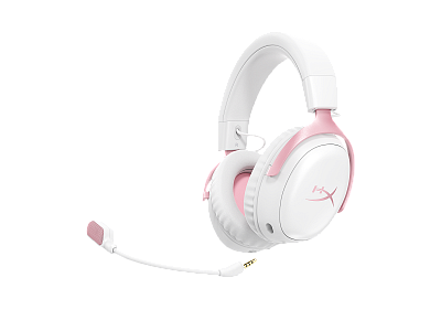 Гарнитура, HyperX Cloud III S Wireless, Бело-розовый (DG0R2AA)