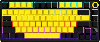 Клавиатура Lorgar KBP7075W, Black/yellow (LRG-KBP7075W-YL-RU)