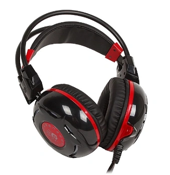 Гарнитура A4Tech Bloody G300,  20Hz-20kHz Black-Red (G300/BLACK-RED)