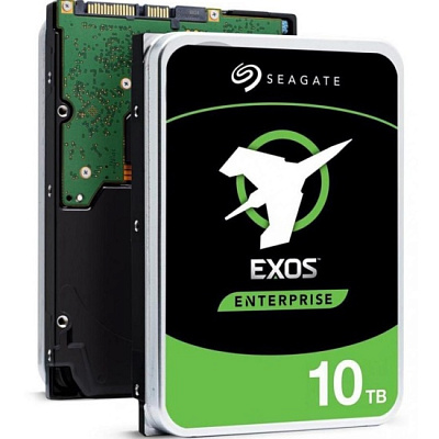 Жёсткий диск HDD 10 Tb SATA 6Gb/s Seagate Exos 7E10 (ST10000NM017B)