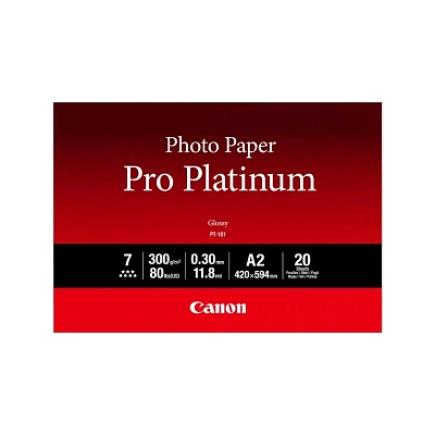 Глянцевая фотобумага Canon PT-101 Pro Platinum A3, 20 шт. (2768B017AA)