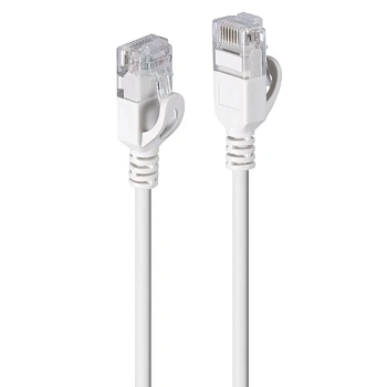 Patch-cord NETCONNECT RJ45 Cat.Ultra Slim 6A S/FTP, LSZH, white, 3 m (1859916-3)