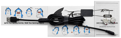 Клавиатура Attack Shark X66 - Star Black (X66 Star Black)