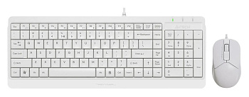 Клавиатура+мышь A4tech Fstyler F1512S-White Fstyler USB (F1512S-White Fstyler)