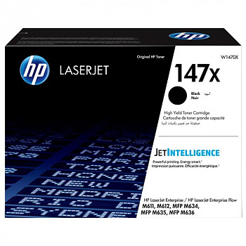 Лазерный картридж HP W1470, 147X, увеличенной емкости LaserJet, черный (W1470X_K)