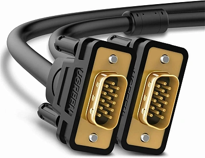 Кабель Ugreen VG101, VGA 15M/15M, 2m (11646 OEM)