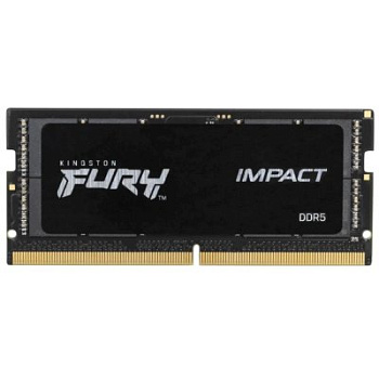 Оперативная память для ноутбука Kingston Fury Impact SO DIMM DDR5,16GB(16GBx1)4800MT/s (KF548S38IB-16) Оперативная память для ноутбука Kingston Fury Impact SO DIMM DDR5,16GB(16GBx1)4800MT/s (KF548S38IB-16)