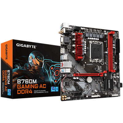  Материнская плата Gigabyte B760M Gam AC DDR4,iB76(B760M GAMING AC DDR4 (REV1.1))