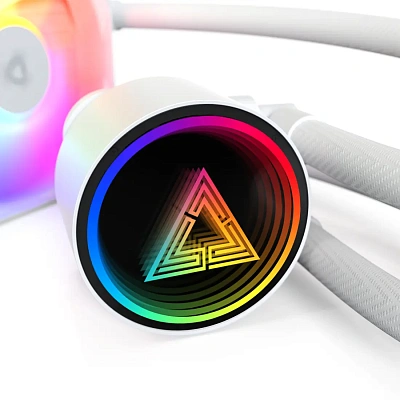 Водяное охлаждение для CPU Montech LightFlow ARGB 360, White (LightFlow ARGB 360 (W))