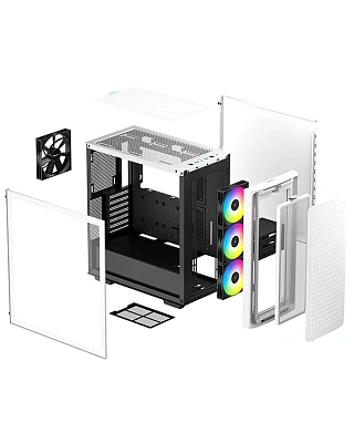 Компьютерный корпус Deepcool CK560 WH без Б/П (R-CK560-WHAAE4-G-1)