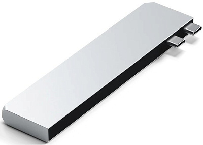 Картридер / USB-хаб Satechi Pro Hub Slim - Silver (ST-HUCPHSS)