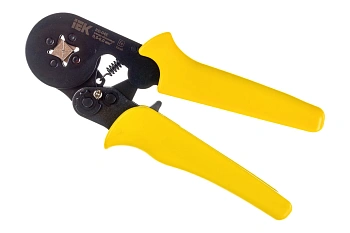 Клещи обжимные КО-04Е 0,5-6,0мм2 (квадрат) IEK (TKL10-D4)