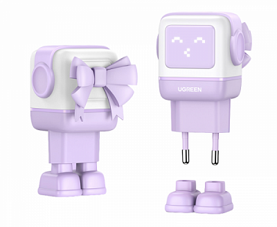 Зарядное устройство Nexode Robot GanN, Purple CD361 (35291)