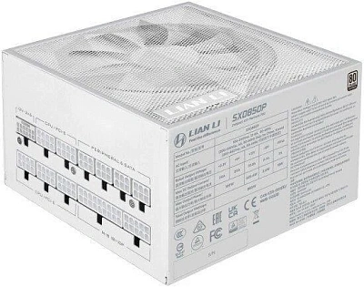 Блок питания Lian Li SX0850P WHITE 850W, 80+ PLATINUM (G9P.SX0850P.W000.EU)