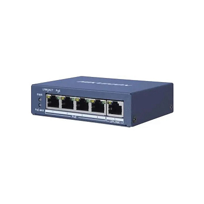 Коммутатор Hikvision DS-3E0505P-E(B) (DS-3E0505P-E(B))
