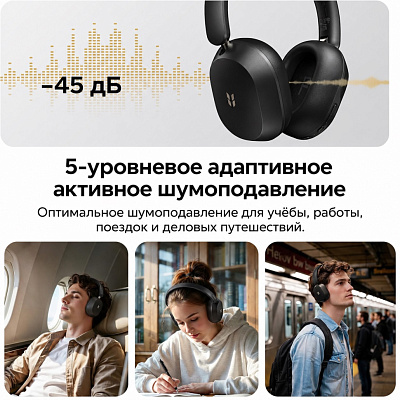 Гарнитура UGREEN HiTune Max 5s HP208, Черный (16172)