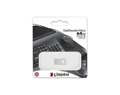 USB Флеш 64GB 3.1 Kingston DTMC3G2/64GB металл (DTMC3G2/64GB)