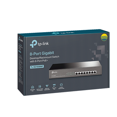Коммутатор TP-Link TL-SG1008MP V4.0 (TL-SG1008MP (UN) V4.0)