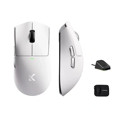 Мышь MCHOSE K7 Ultra S, MC-K7-11, White, Wireless, PAW 3950 (MC-K7-11)