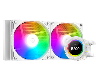 Жидкостная система охлаждения ID-Cooling SL240 XE WHITE LCD (IDC SL240 XE WHITE)