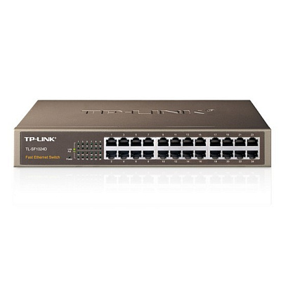 Коммутатор TP-Link TL-SF1024D 24-портовый Fast Ethernet настольный/монтируемый в стойку коммутатор (TL-SF1024D)