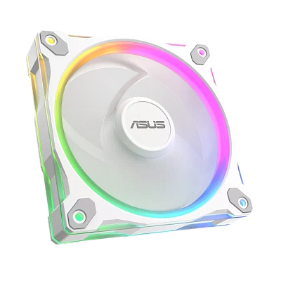 Вентилятор для корпуса ASUS Prime MR120 ARGB Reverse Fan - Triple Pack, WHITE (PRIME MR120 FAN ARGB REVERSE WHITE 3IN1)