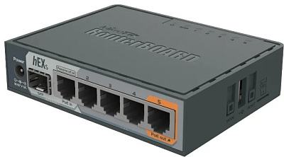 Маршрутизатор MikroTik hEX S RB760iGS  (RB760iGS)