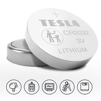 Батарейки TESLA BATTERIES CR 2032 2 PCS (CR 2032 2 PCS)