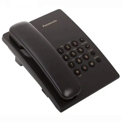 Телефон Panasonic KX-TS2350RU, черный (KX-TS2350CAB/RUB)